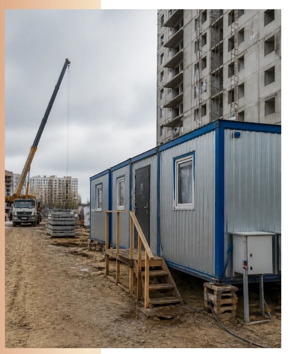 Аренда строительных вагончиков для рабочих в Нижневартовске