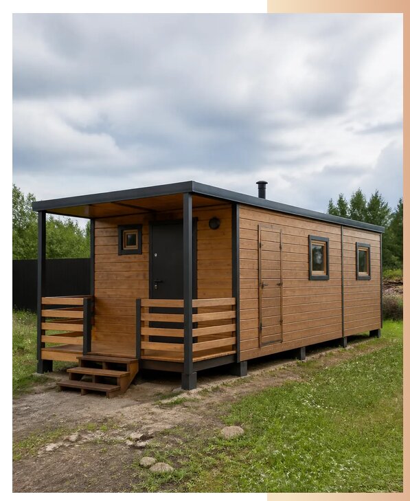 Модульные бани с хозблоком в Нижневартовске по цене от 155400 р. | БытовкаПрофи-Нжт